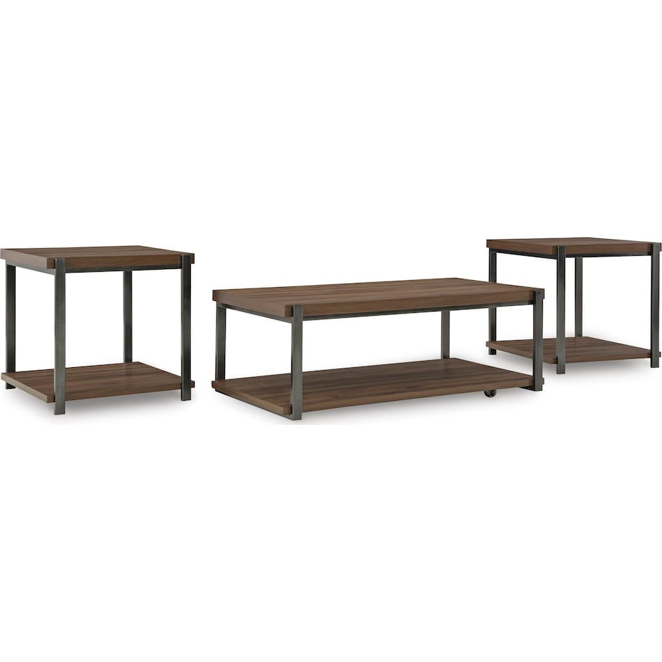 trindwick occasional brown oc  pack of tables t   