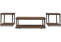 trindwick occasional brown oc  pack of tables t   