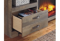 trinell brown et entertainment console w   