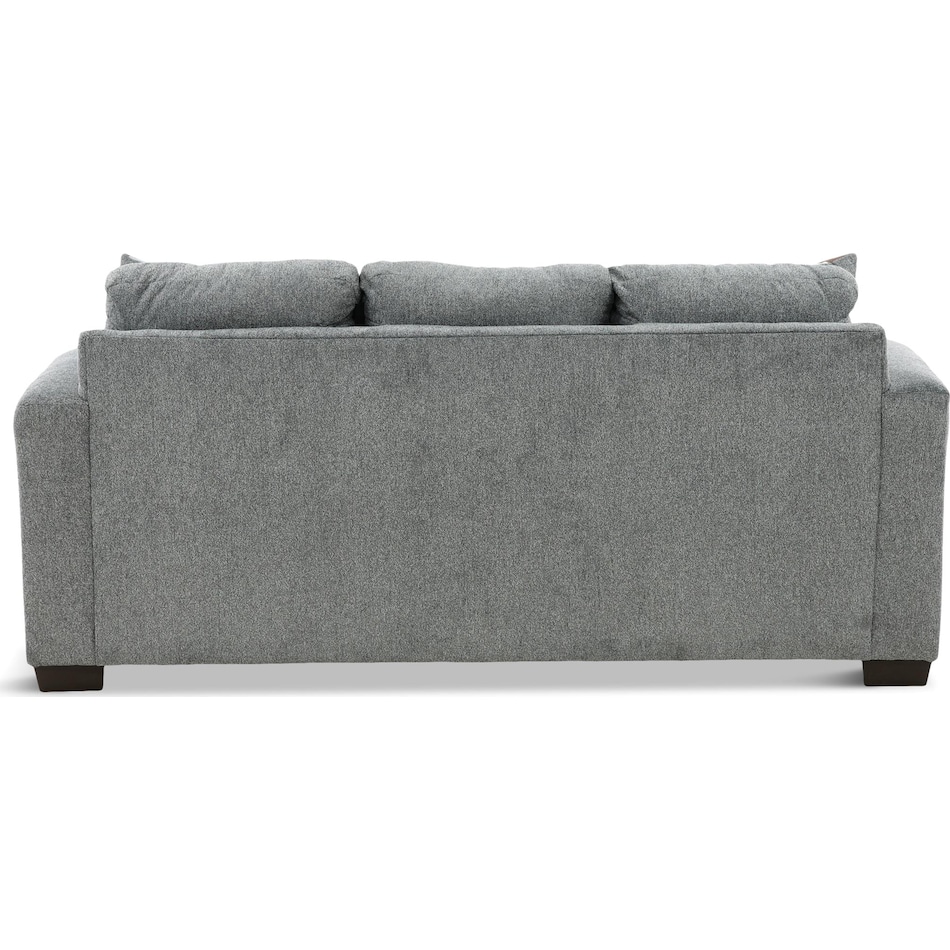 tristin living room dark gray st stationary fabric sofa   