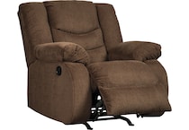 tulen brown recliner   