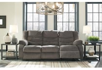 tulen gray reclining sofa   