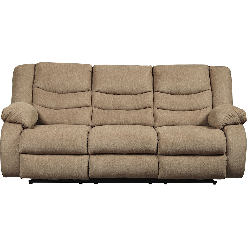 tulen light brown reclining sofa   