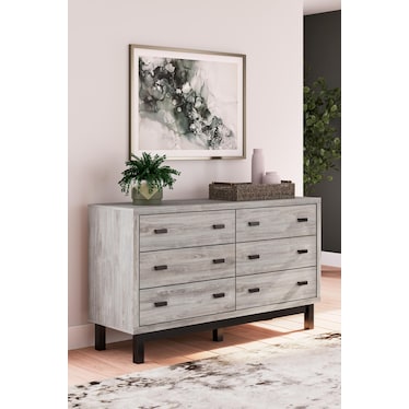 Vessalli 6 Drawer Dresser