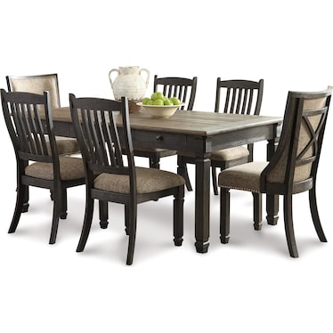 Tyler Creek Dining Table and 6 Chairs Set