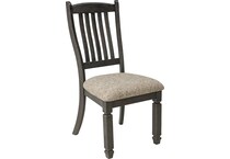tyler creek black   gray dining chair d   