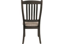 tyler creek black   gray dining chair d   