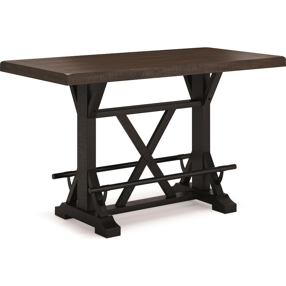 valebeck dining black dr dining table reg hgt d   