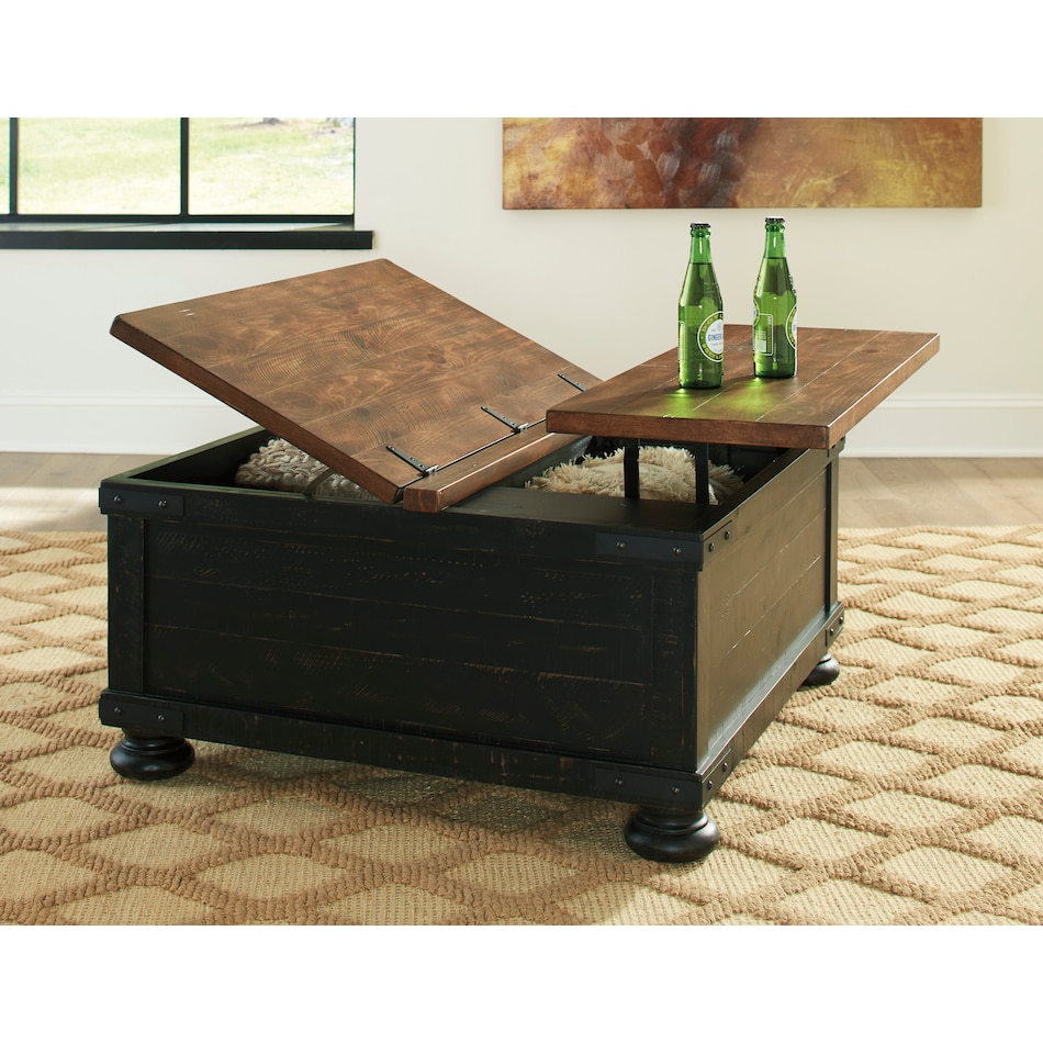 valebeck black   brown oc coffee table t   