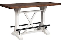 valebeck brown   white dining table d   