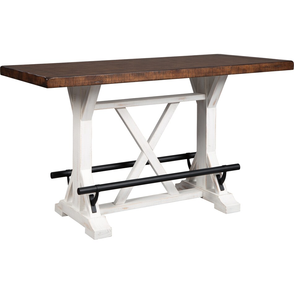 valebeck brown   white dining table d   