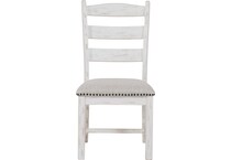 valebeck white dining chair d   
