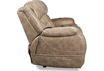 valor brown power reclining sofa   