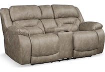 valor grey mt motion fabric loveseat p   