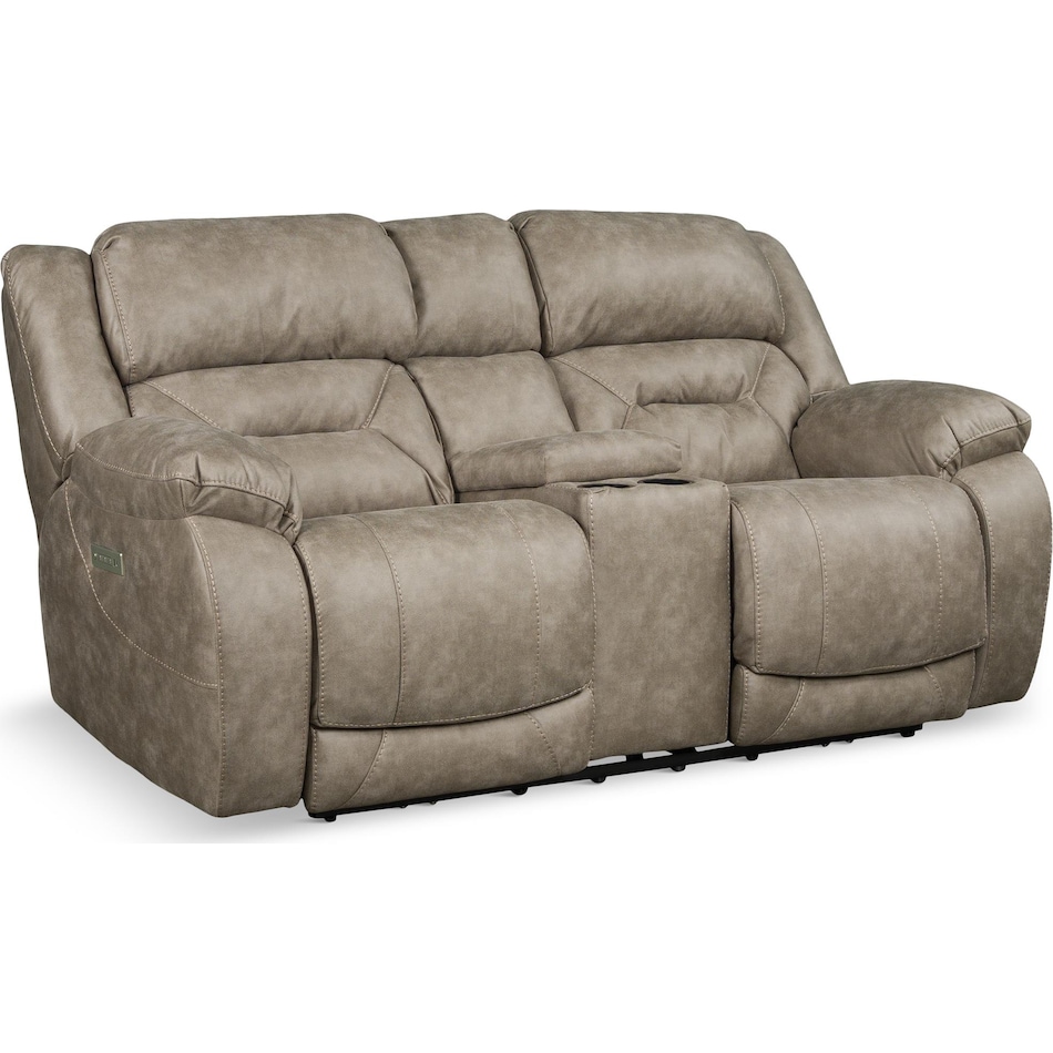 valor grey mt motion fabric loveseat p   