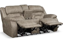 valor grey mt motion fabric loveseat p   