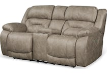 valor grey mt motion fabric loveseat p   