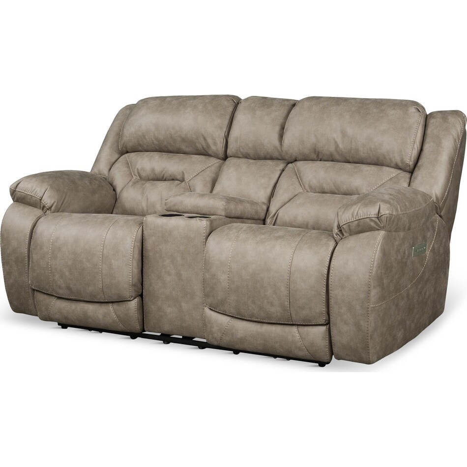 valor grey mt motion fabric loveseat p   