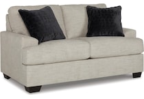 vayda living room gray st loveseat   