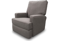 vita dark gray mt fabric recliner p   