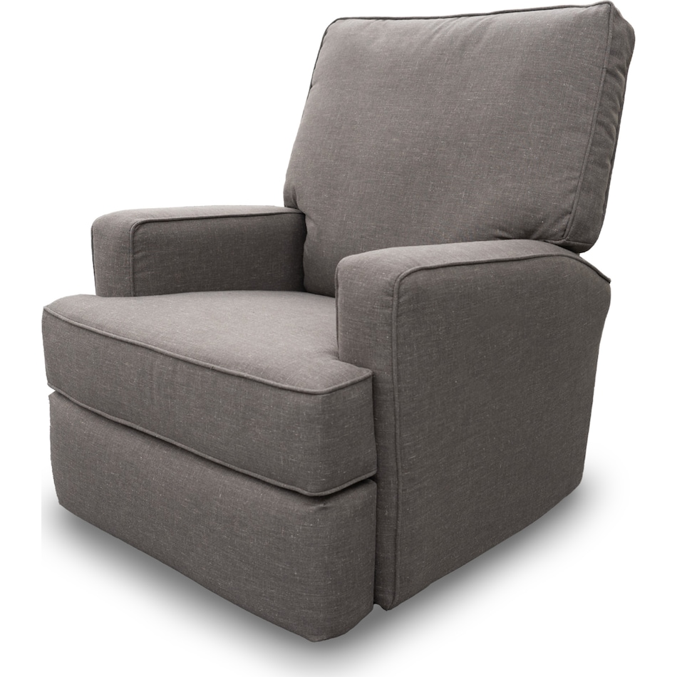 vita dark gray mt fabric recliner p   