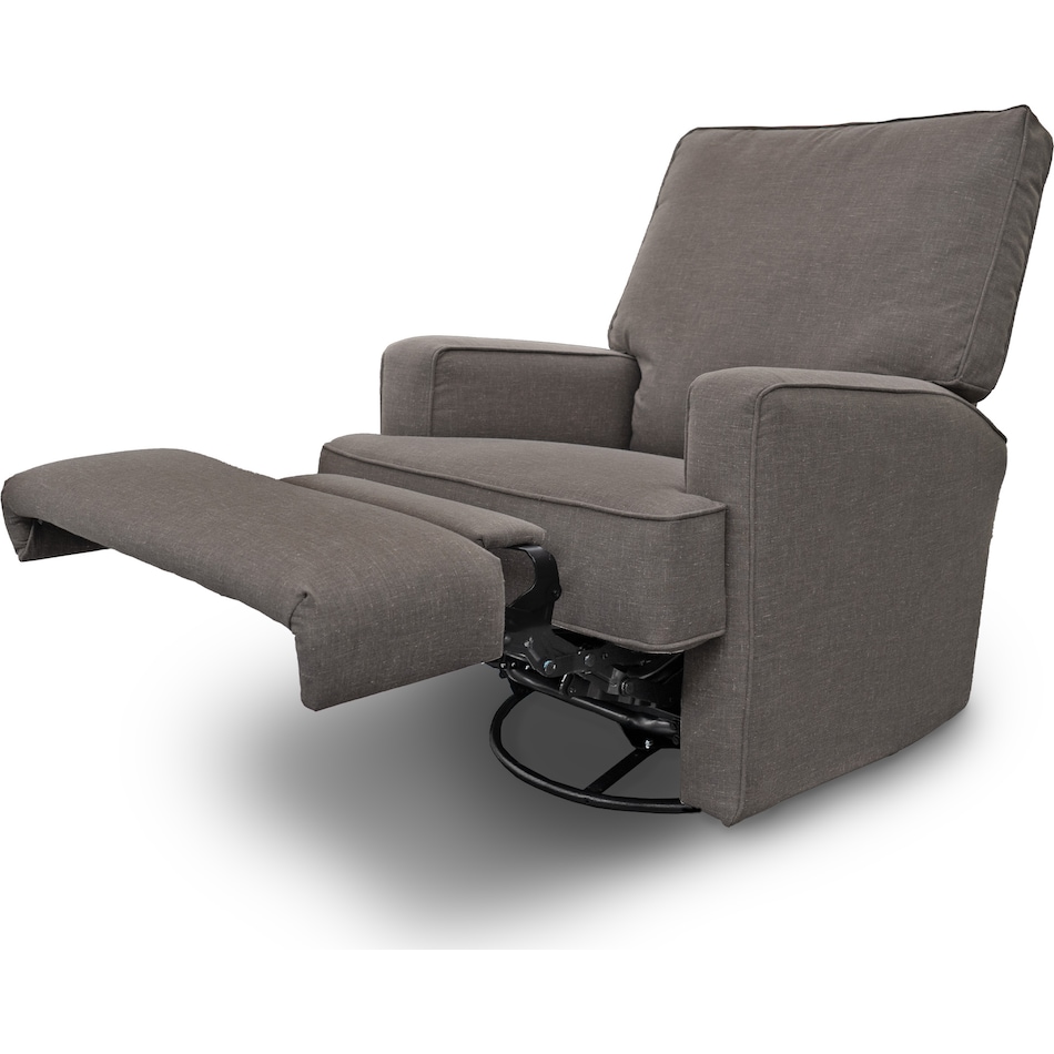 vita dark gray mt fabric recliner p   