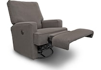 vita dark gray mt fabric recliner p   