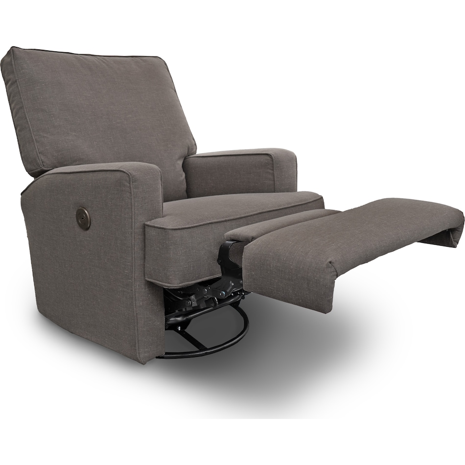 vita dark gray mt fabric recliner p   