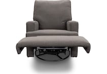 vita dark gray mt fabric recliner p   