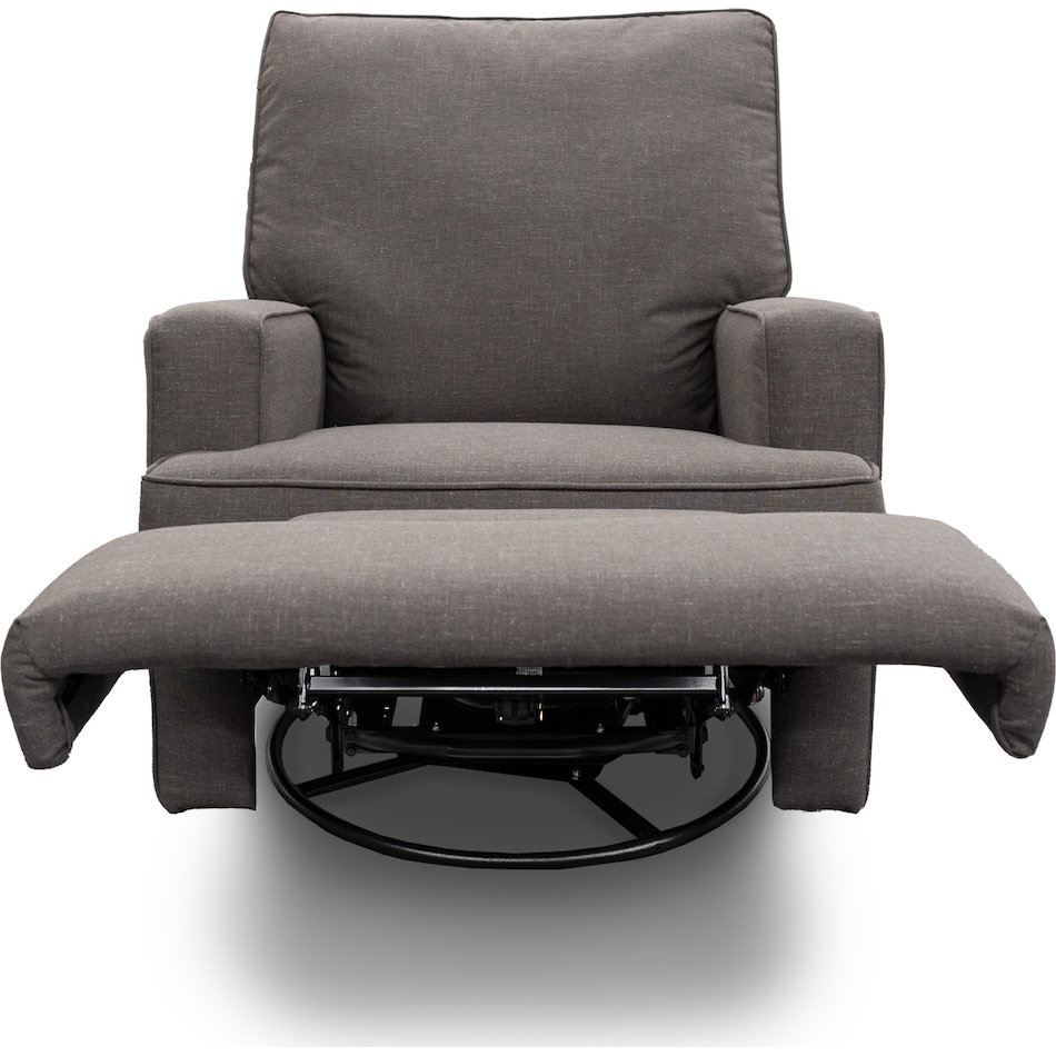 vita dark gray mt fabric recliner p   