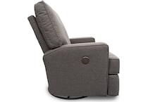 vita dark gray mt fabric recliner p   