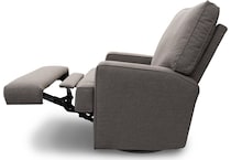 vita dark gray mt fabric recliner p   