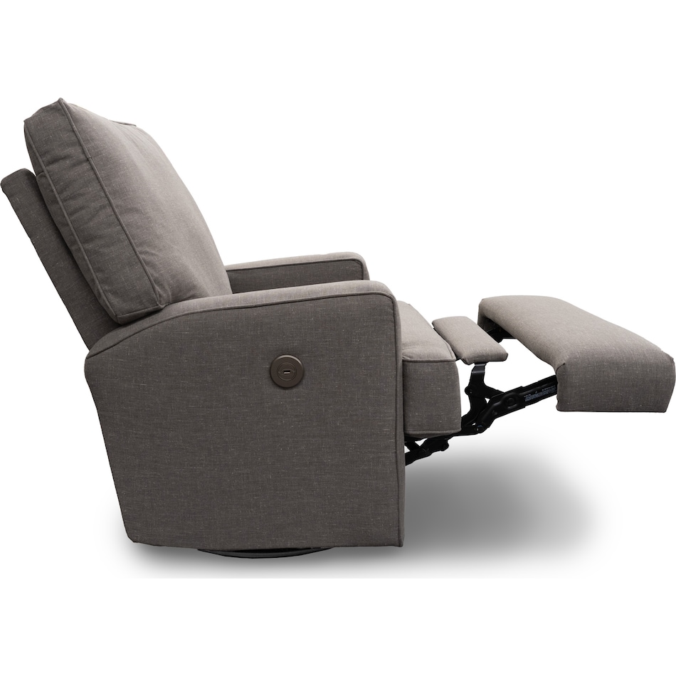 vita dark gray mt fabric recliner p   