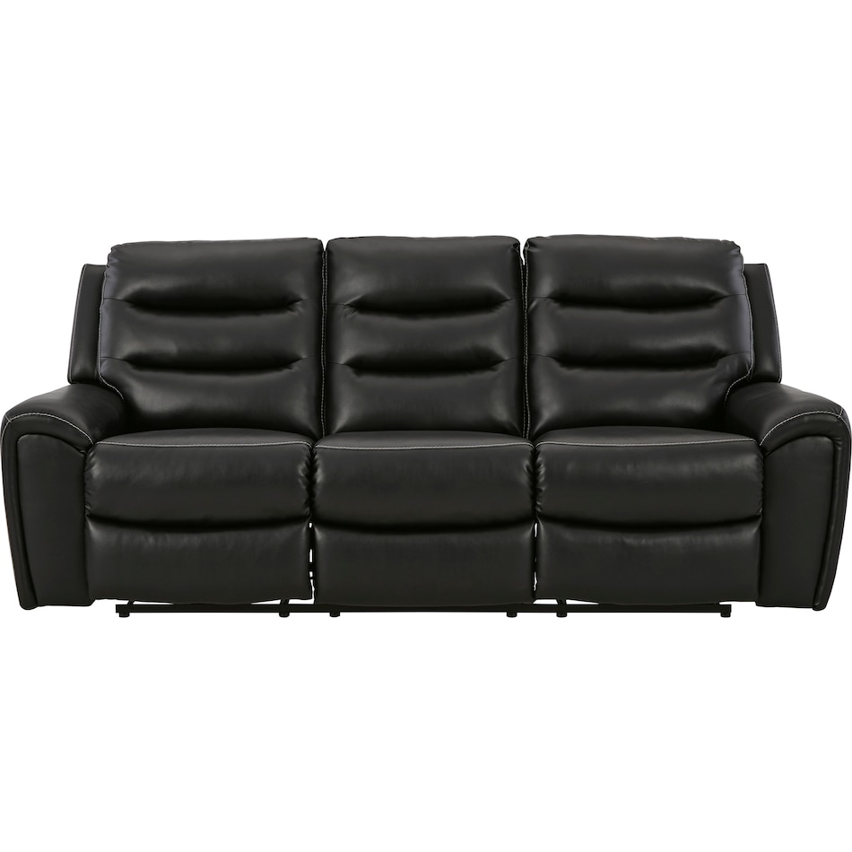 warlin black power reclining sofa   