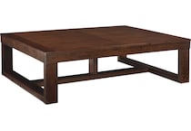 watson dark brown oc coffee table t   