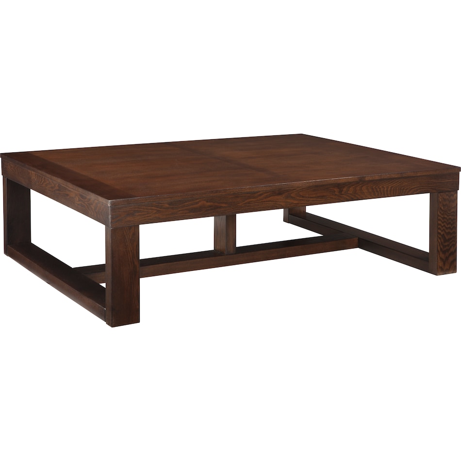 watson dark brown oc coffee table t   