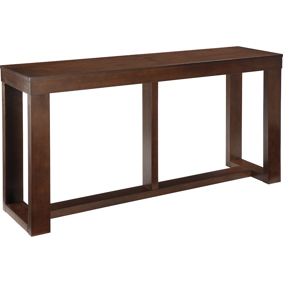 watson dark brown oc sofa table t   