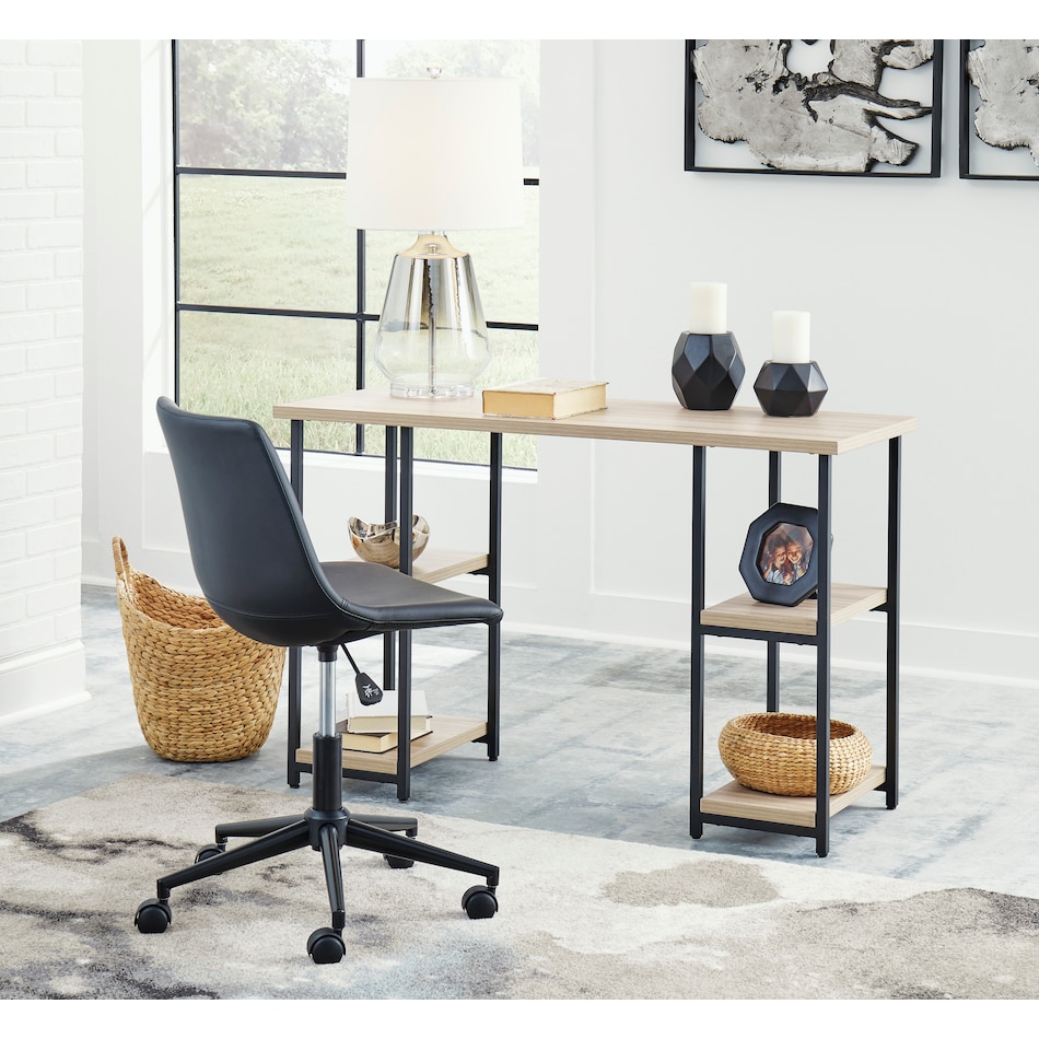 waylowe home office black of desk h   