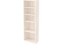 white bookcase h   