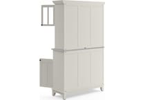 white dr buffet server     