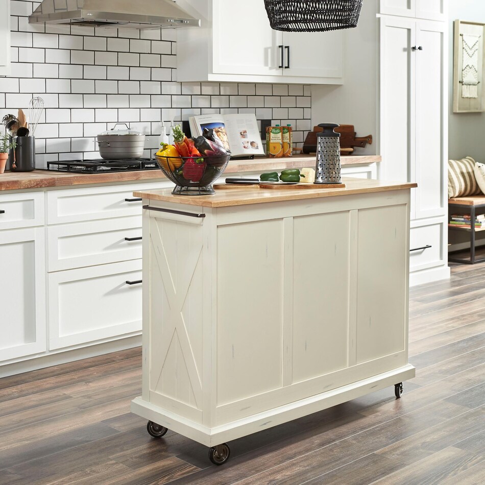 Bay Lodge Portable Kitchen Cart