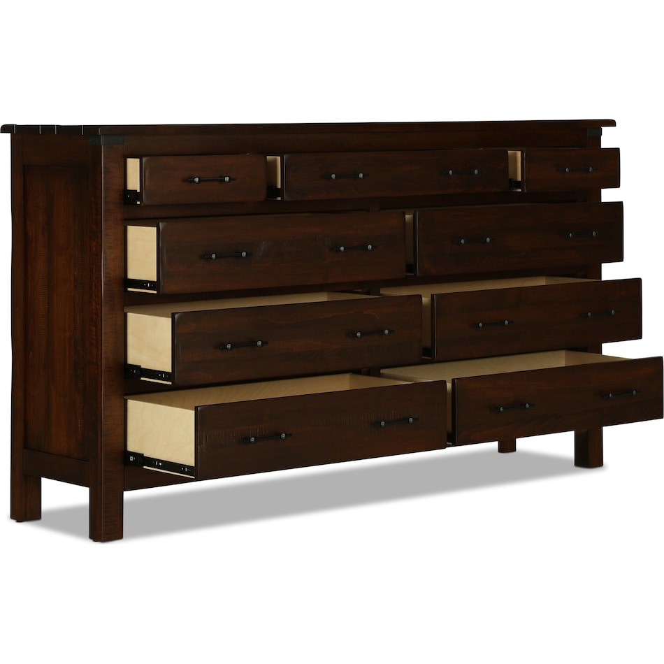 wildwood brown dresser   