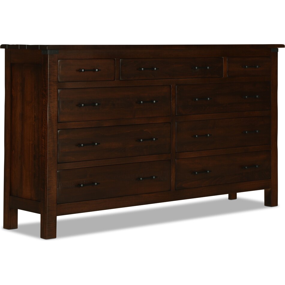 wildwood brown dresser   