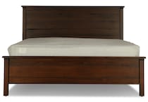 wildwood brown king panel bed p  