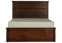 wildwood brown queen storage bed p  