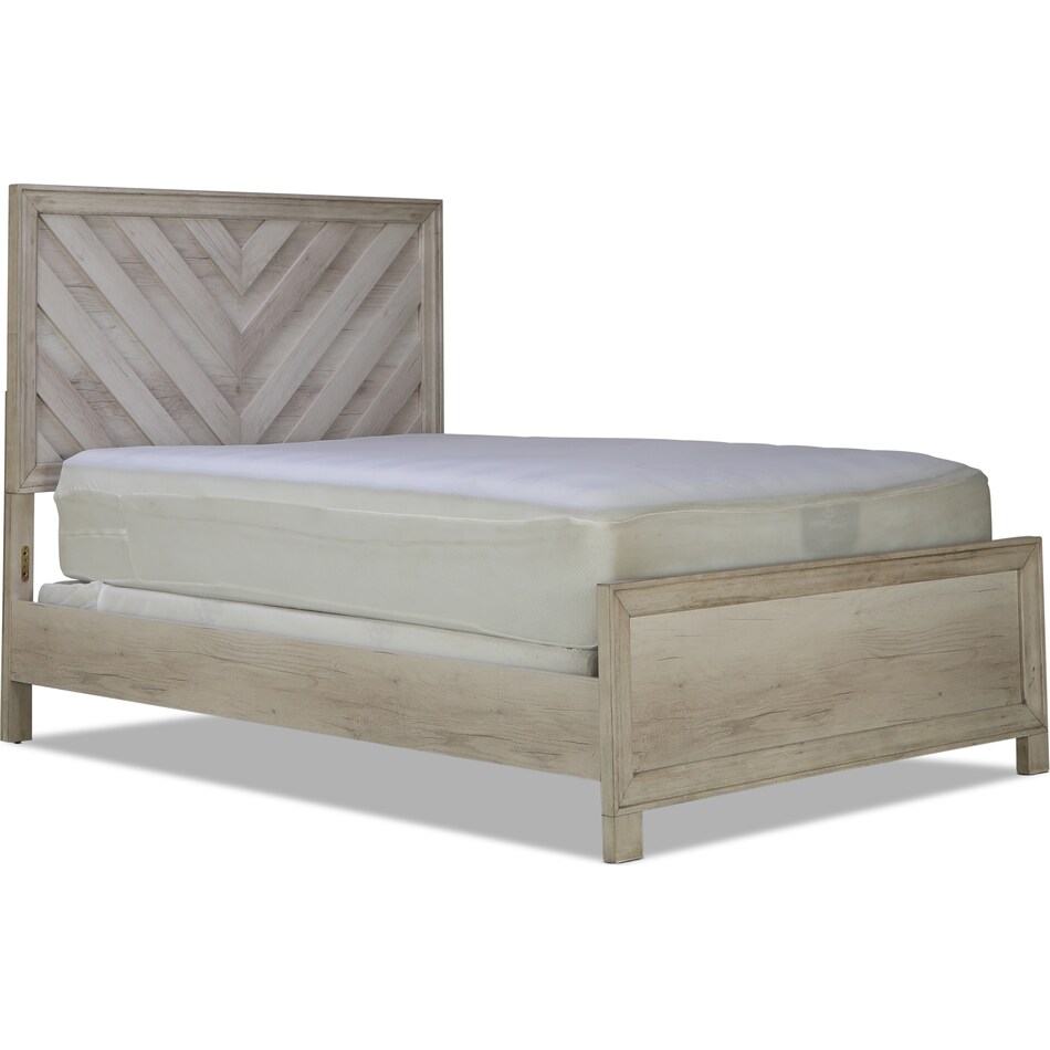 willow neutral  piece full bedroom set rm  