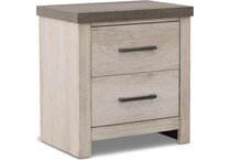 willow neutral nightstand   