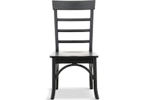 willowbrook dining black dr side chair   