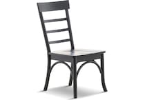 willowbrook dining black dr side chair   