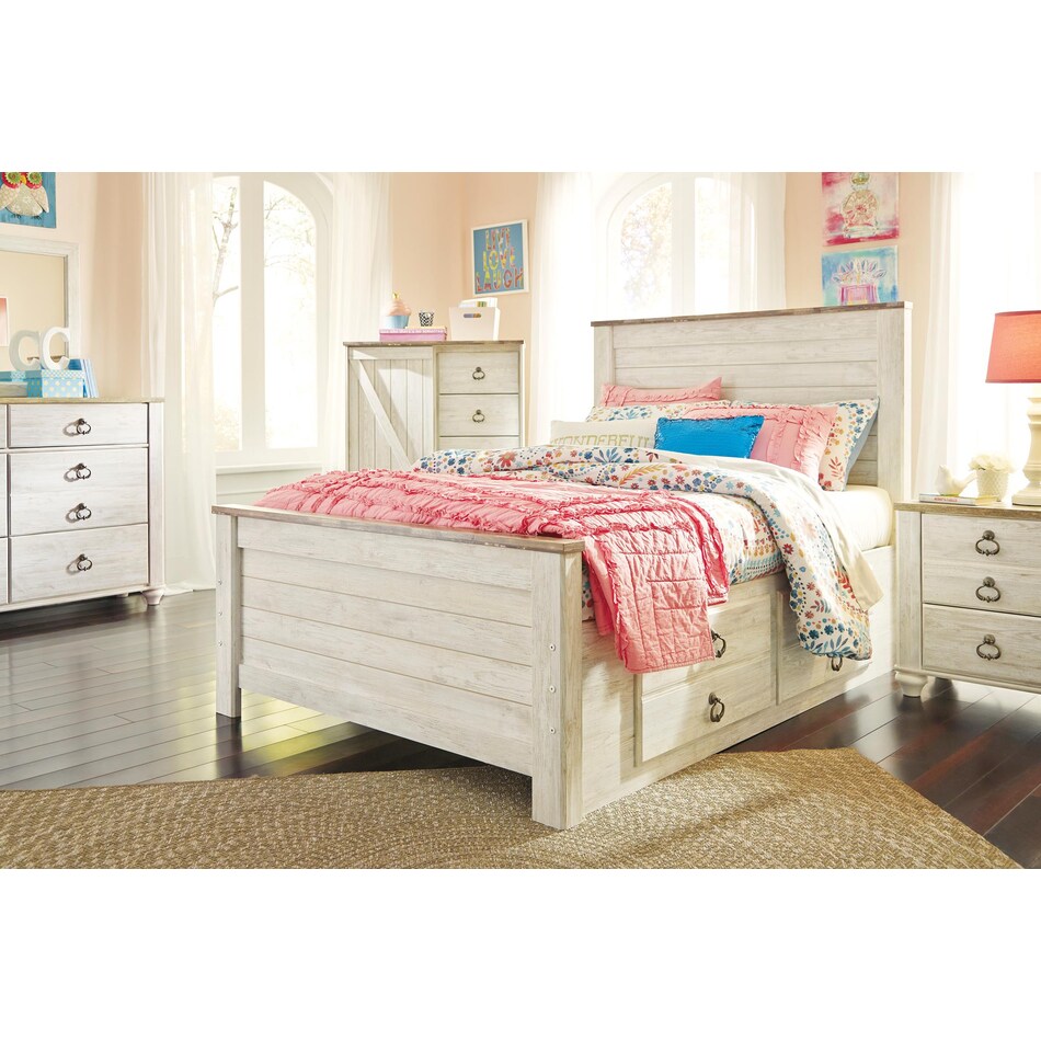 willowton y bedroom white br packages apk b fss  